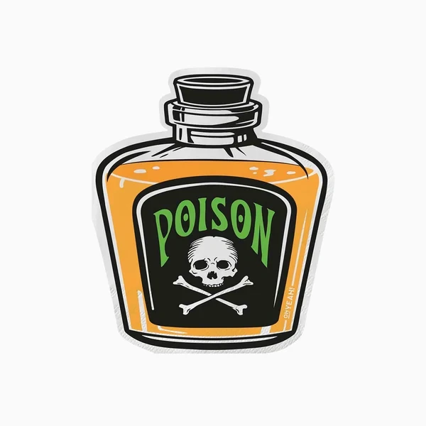 Halloween papírové ubrousky Lahvička s jedem Poison 33 × 33 cm – 20 ks