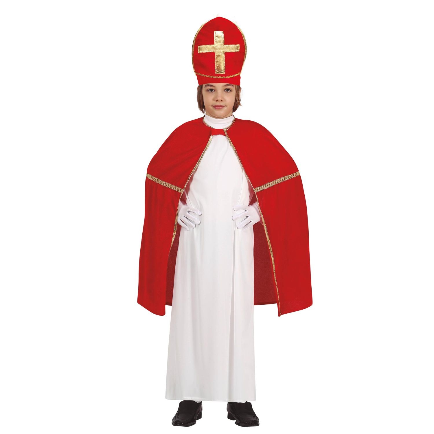 Levně Dětský kostým Mikuláš – plášť a čepice, 75 cm