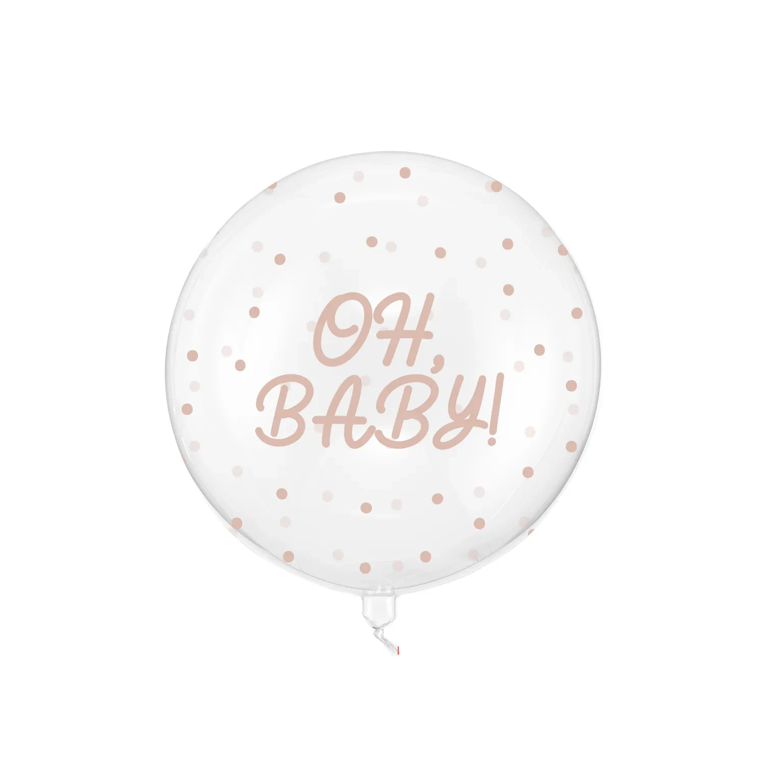 Levně Dekorační bublina Oh Baby transparentní – 60 cm