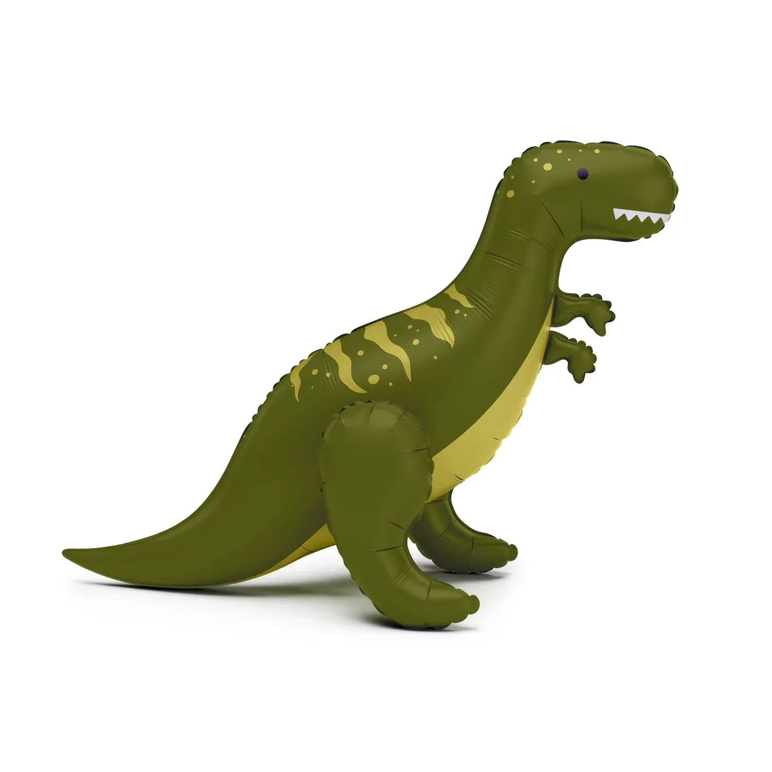 Levně Stojící fóliový balónek T-Rex zelený – 93 × 79 cm
